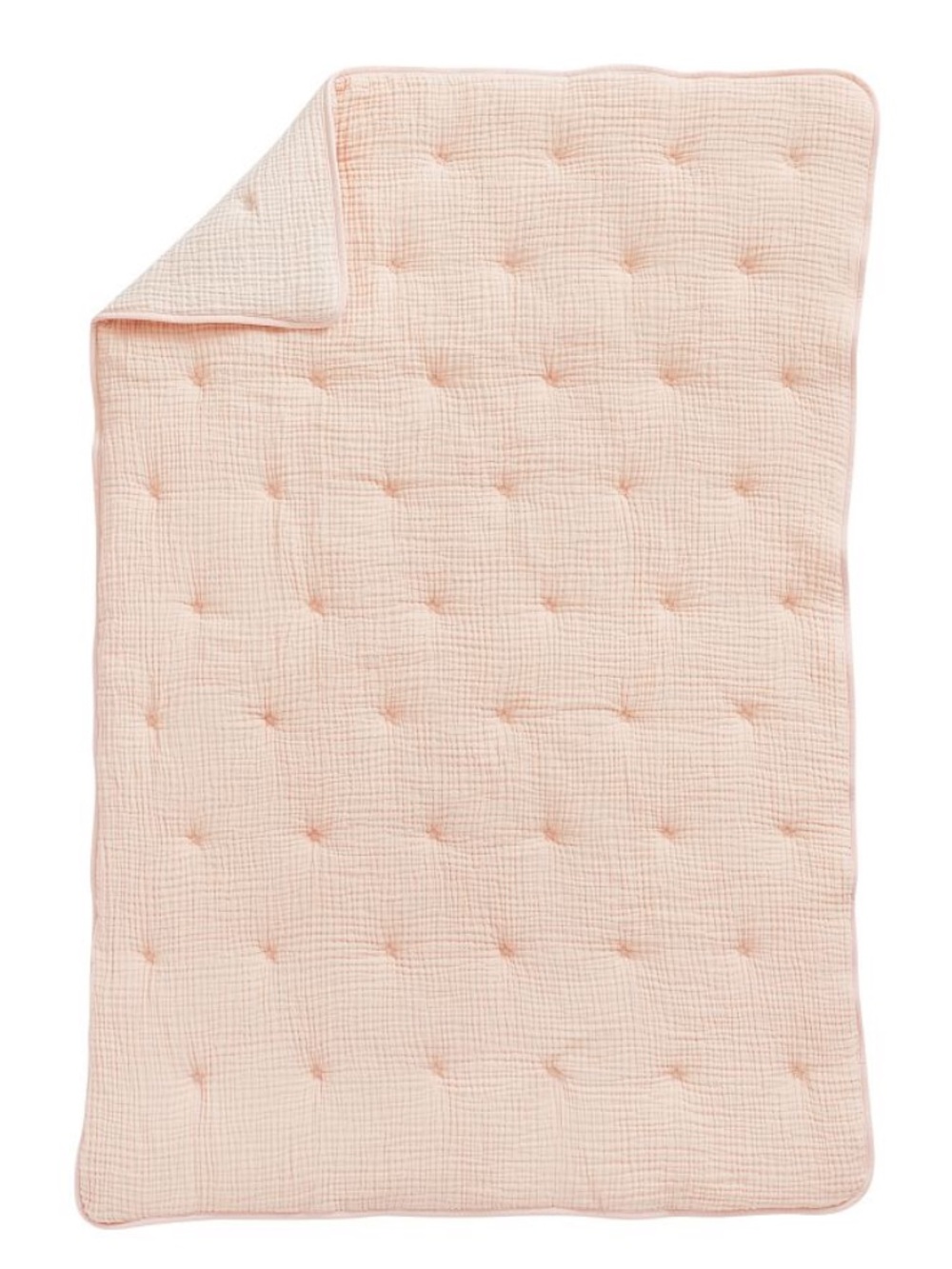 Pottery Barn Kids Turkish cotton muslin Blush Quilt
